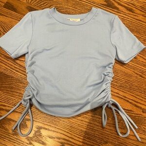 Zara Scrunch Tie Shirt